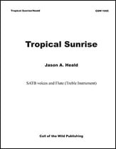 Tropical Sunrise SATB choral sheet music cover